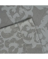 Kate Aurora Living 2 Pack Delaney Room Darkening Damask Print Grommet Curtain - 52 in. W x 84 L