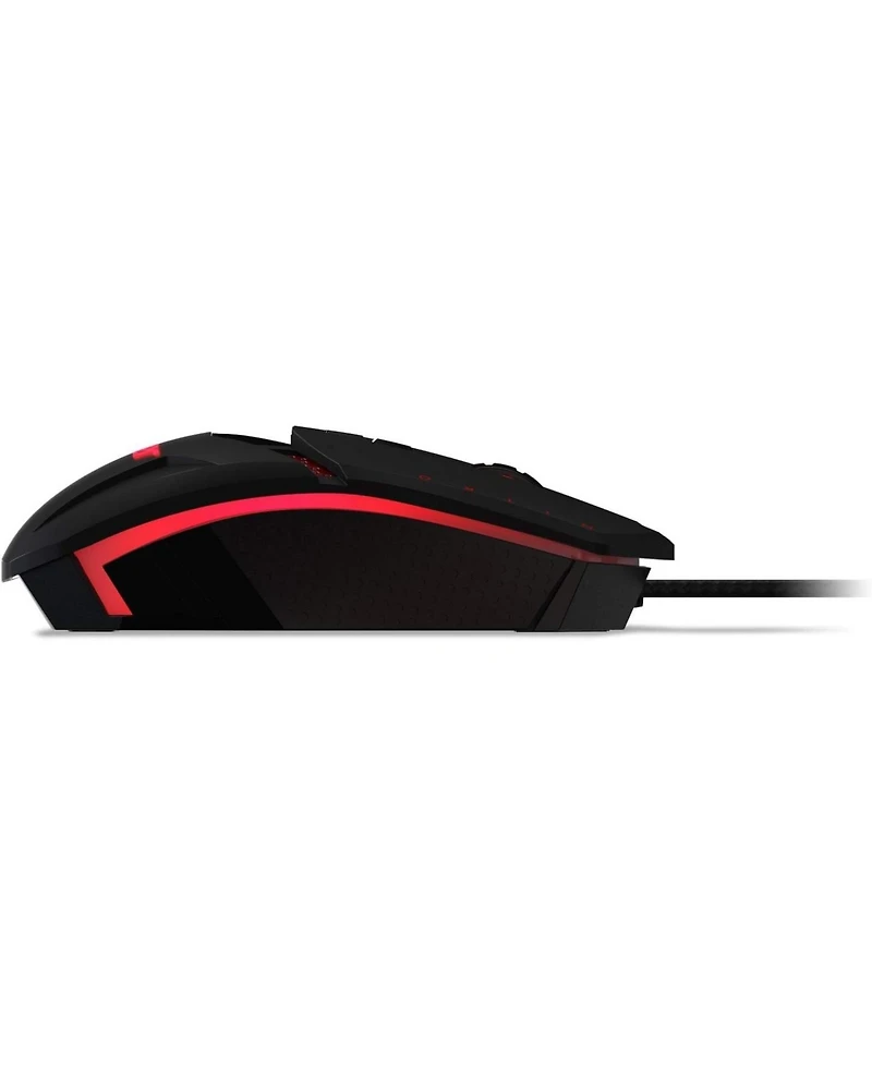 Acer Nitro Gaming Mouse – Customizable Weight, 8 Buttons, 6 Adjustable Dpi, Lighting (NMW810 - Renewed)