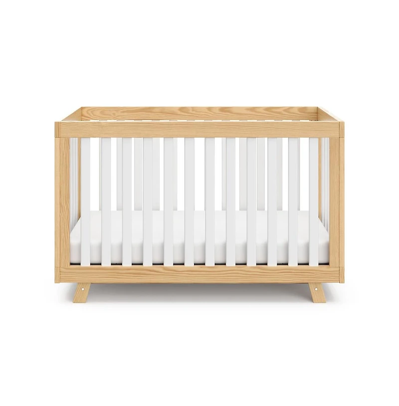 Storkcraft Beckett 3-in-1 Convertible Crib (Natural with White)