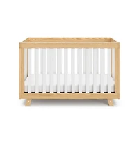 Storkcraft Beckett 3-in-1 Convertible Crib (Natural with White)