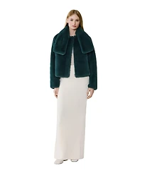 Soia & Kyo Women's Kendell Boxy Jacket With Scarf