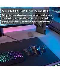memzuoix Large Gaming Mouse Pad Extended Mousepad with Micro-Weave Cloth, Non-Slip Base, Water Resist Keyboard for Office Home, 31.5x15.7in