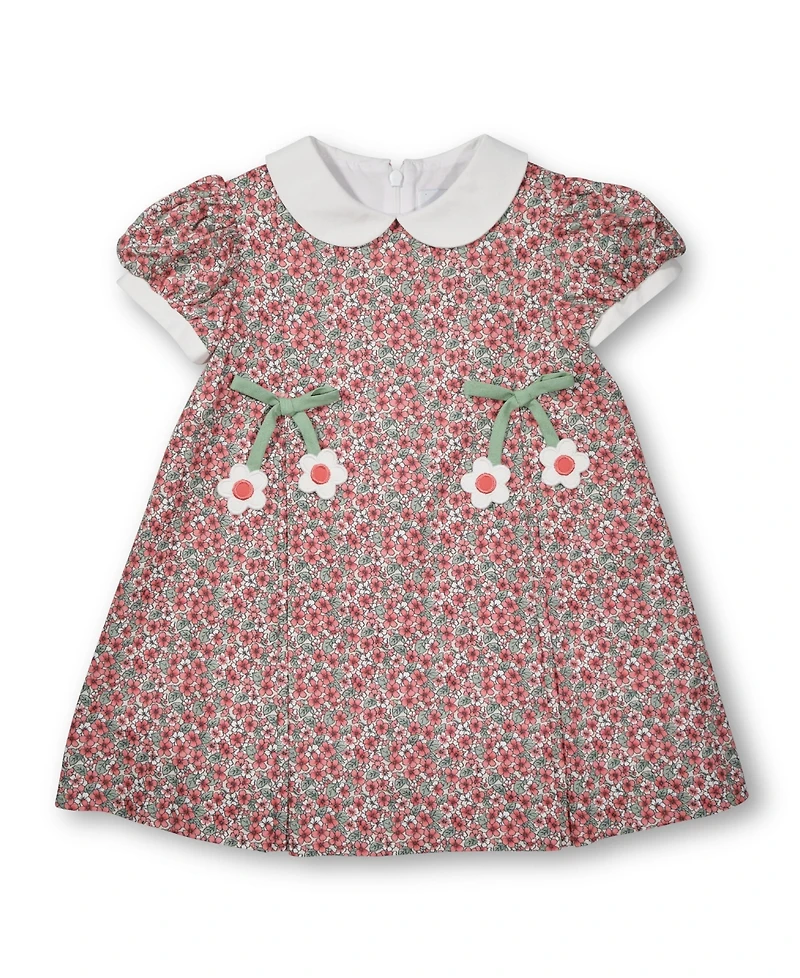 Florence Eiseman Toddler Girls Floral Dress With Flowers
