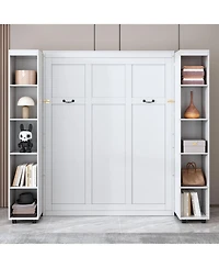 Streamdale Furniture Murphy Bed Wall Bed with Storage Doors