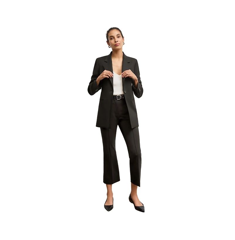 M.m.LaFleur Tessa Kick Flare Trouser - Washable Wool Twill