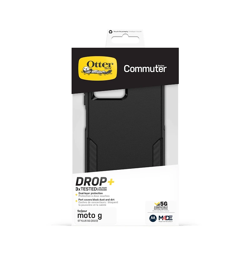 OtterBox Commuter Case for Motorola Moto G Stylus 5G (2023) / Moto G Stylus (2023)-Black