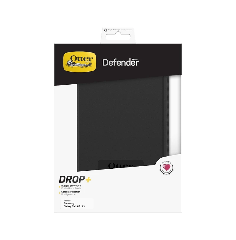 OtterBox Defender Case for Samsung Galaxy Tab A7 Lite-Black