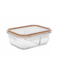 Sedona Kitchen 2-Pack Two Compartment Glass Storage Set