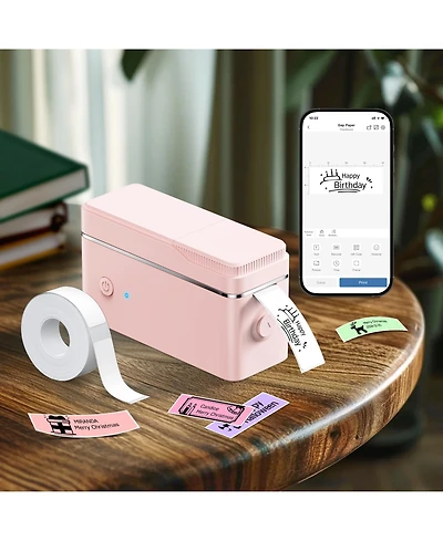 Nelko P31-s Label Maker Machine with Tape, Portable Thermal Printer, Portable Bluetooth Label Printer for Organizing Storage Office Home