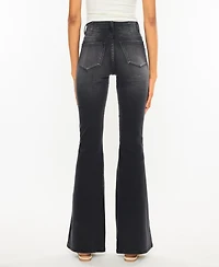 Kancan Women's Ultra High Rise Flare Jeans