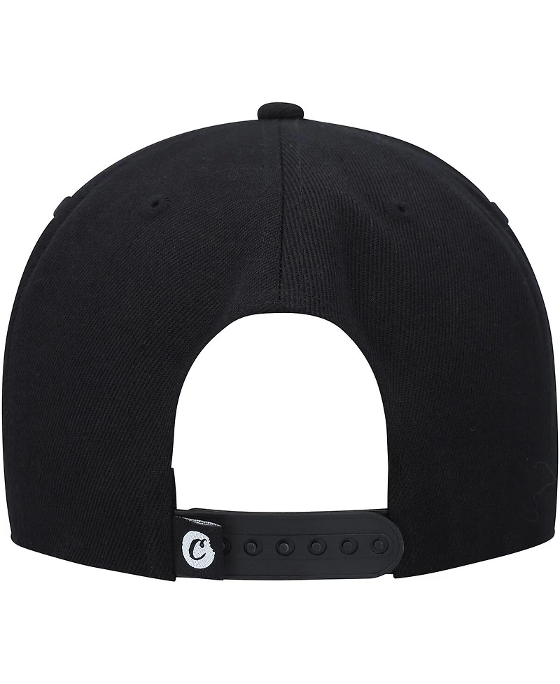 Cookies Clothing Men's Black Original Logo Snapback Hat
