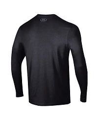 Under Armour Men's Wisconsin Badgers 2025 Sideline Football Performance Cotton Long Sleeve T-Shirt