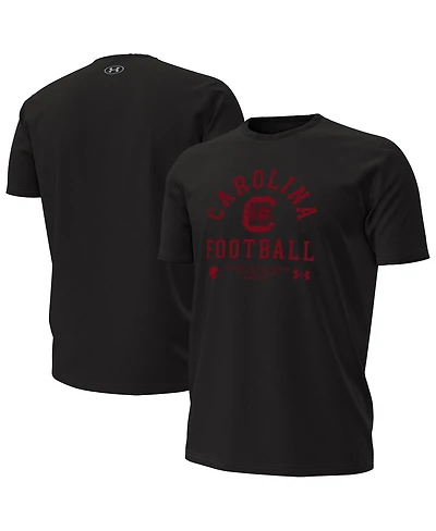 Under Armour Men's Black South Carolina Gamecocks 2025 Sideline Football Performance T-Shirt