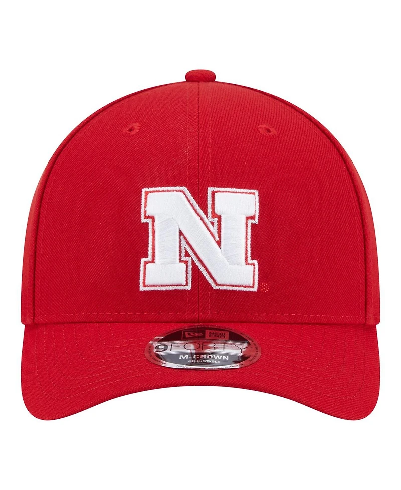 New Era Men's Scarlet Nebraska Huskers Team Collective 9FORTY M-Crown Adjustable Hat