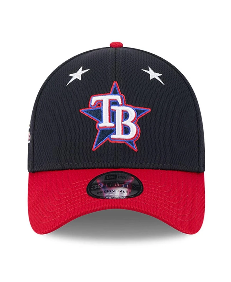 New Era Men's Navy/Red Tampa Bay Rays 2025 Mlb All-Star Game Workout 39THIRTY Flex Hat