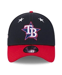 New Era Men's Navy/Red Tampa Bay Rays 2025 Mlb All-Star Game Workout 39THIRTY Flex Hat