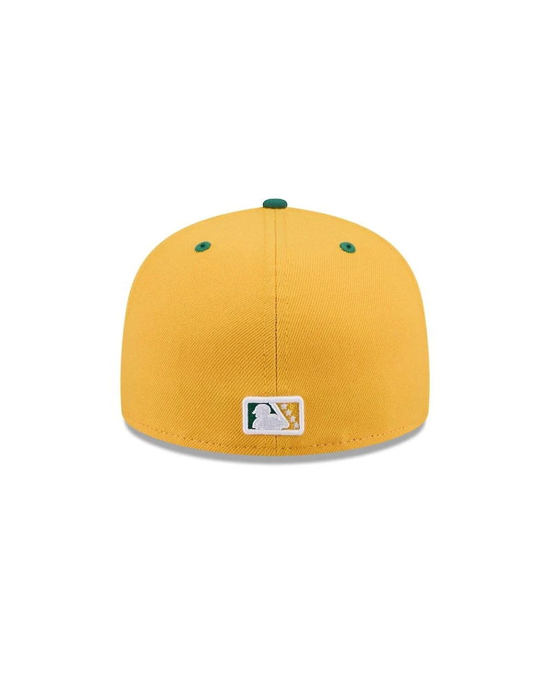 New Era Men's Gold Fredericksburg Nationals Theme Nights 59FIFTY Fitted Hat