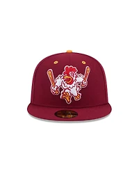 New Era Men's Burgundy Northwest Arkansas Naturals Theme Nights 59FIFTY Fitted Hat
