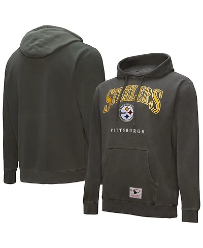 Mitchell & Ness Men's Gray Pittsburgh Steelers Slot Pullover Hoodie