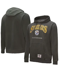 Mitchell & Ness Men's Gray Pittsburgh Steelers Slot Pullover Hoodie