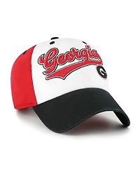 '47 Brand Big Boys and Girls White Georgia Bulldogs Scooter Clean Up Adjustable Hat