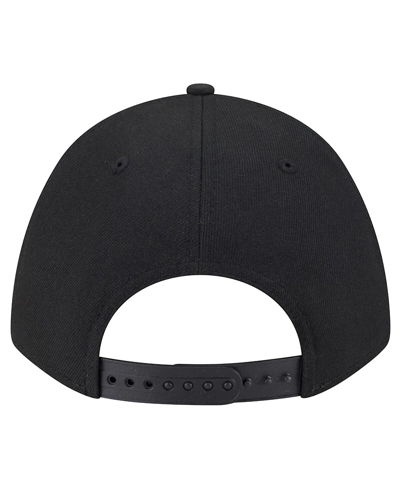New Era Men's Black Miami Marlins 9FORTY M-Crown Adjustable Hat