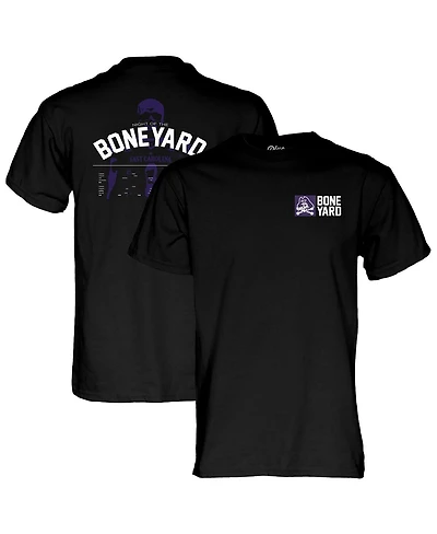 Blue 84 Men's and Women's Black Ecu Pirates Night of the Boneyard T-Shirt