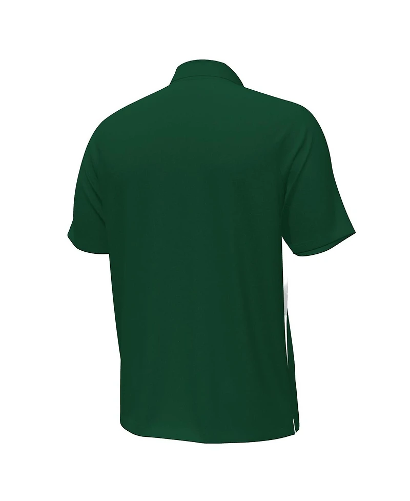 Under Armour Men's Green Colorado State Rams Sideline Title Performance Polo Shirt