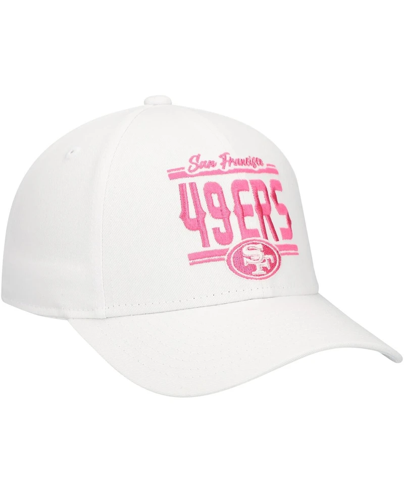 Outerstuff Big Girls San Francisco 49ers All White Structured Adjustable Hat