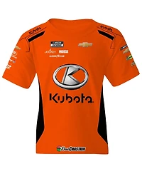 Trackhouse Racing Team Collection Big Boys and Girls Orange Ross Chastain Kubota Uniform T-Shirt