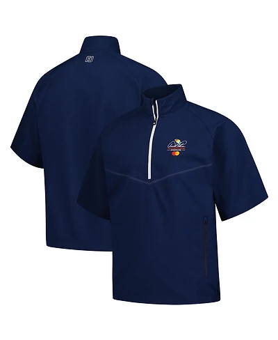 FootJoy Men's Navy Arnold Palmer Invitational Short Sleeve Zephyr Quarter-Zip Windbreaker