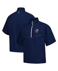 FootJoy Men's Navy Arnold Palmer Invitational Short Sleeve Zephyr Quarter-Zip Windbreaker