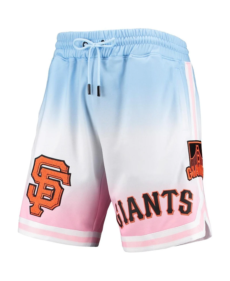 Pro Standard Men's Blue/Pink San Francisco Giants Team Logo Ombre Shorts