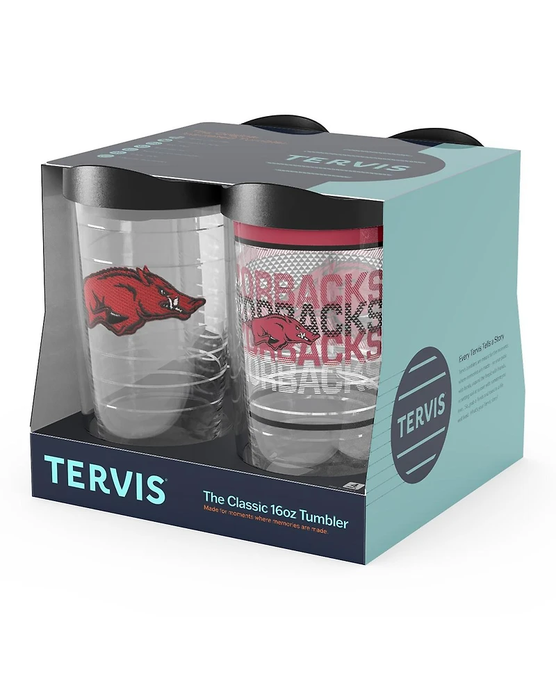 Tervis Arkansas Razorbacks Four-Pack 16oz. Classic Tumbler Set