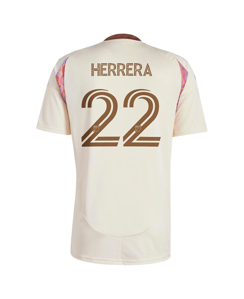 Adidas Men's Aaron Herrera Natural D.c. United 2025 The Soul Kit Replica Player Jersey