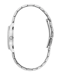 Olivia Burton Women's Egerton Silver Tone Stainless Steel Bracelet Watch, 28mm