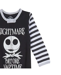 Nightmare Before Christmas Baby Boys Disney Jack Skellington 2 Pack Footed Coveralls