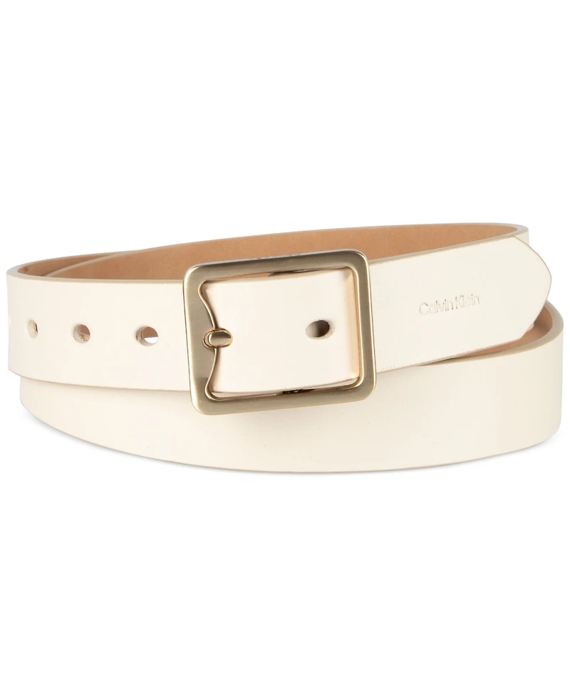 Calvin Klein Forged Center-Bar-Buckle Dress Belt