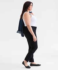 Style & Co Plus Pull-On Ponte Knit Pants, Created for Macy's