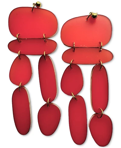 Swanky Designs Harlow Dangle Sculptural Earrings