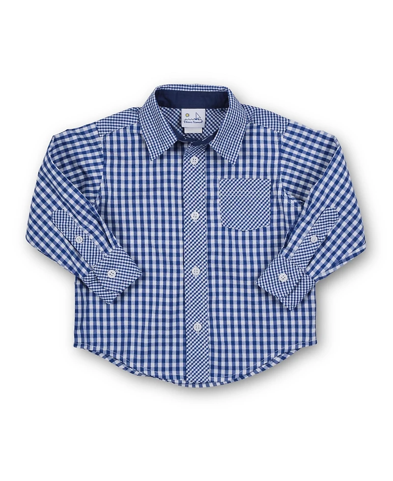 Florence Eiseman Gingham Button Down Shirt
