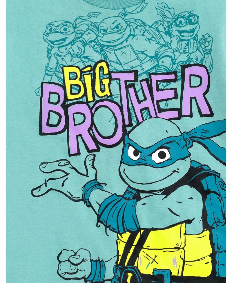 Teenage Mutant Ninja Turtles Little Boys Drop Shoulder T-Shirt