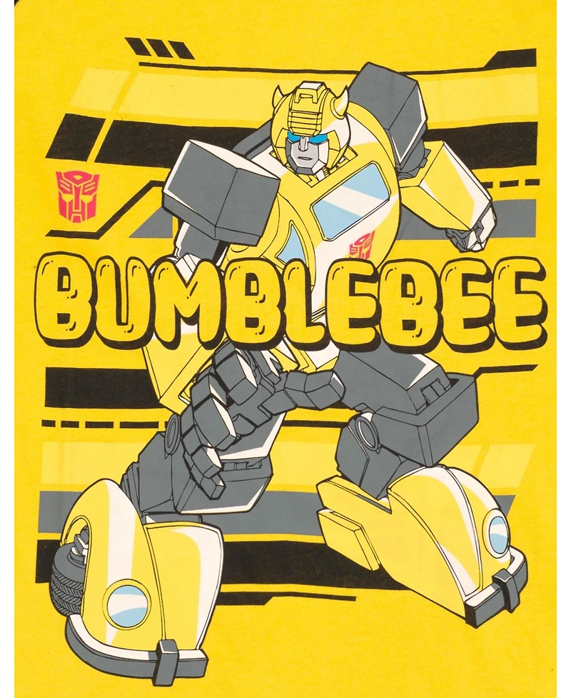 Transformers Optimus Prime Bumblebee 2 Pack T-Shirts Toddler |Child Boys