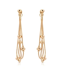 Ettika Bubble Snake Chain Earrings