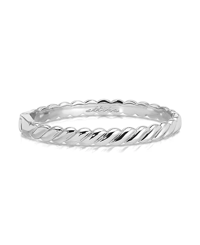 Ettika Twisted Stacking Slim Bangle
