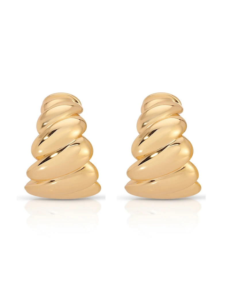 Ettika Twist of Fate Hoops Earrings