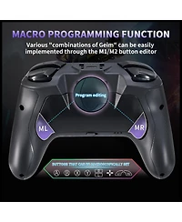 Nbcp Wireless Switch 2 Controller for Nintendo Switch/Lite/Oled, Mouse Touch Back Buttons, Extra Pro Controller with Wake, Programmable, Turbo Functio