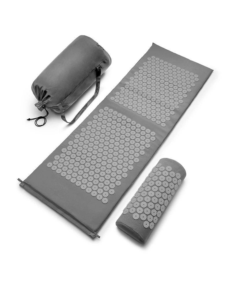 Sorbus 51 Inch Acupressure Mat, Pillow & Carry Bag