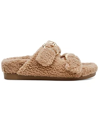 Dv Dolce Vita Women's Aldoni Plush Double-Strap Slide Slippers