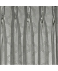 Kate Aurora 2 Pack Windsor Pinch Pleat/Rod Pocket/Back Tab Quatrefoil Window Curtain Panels